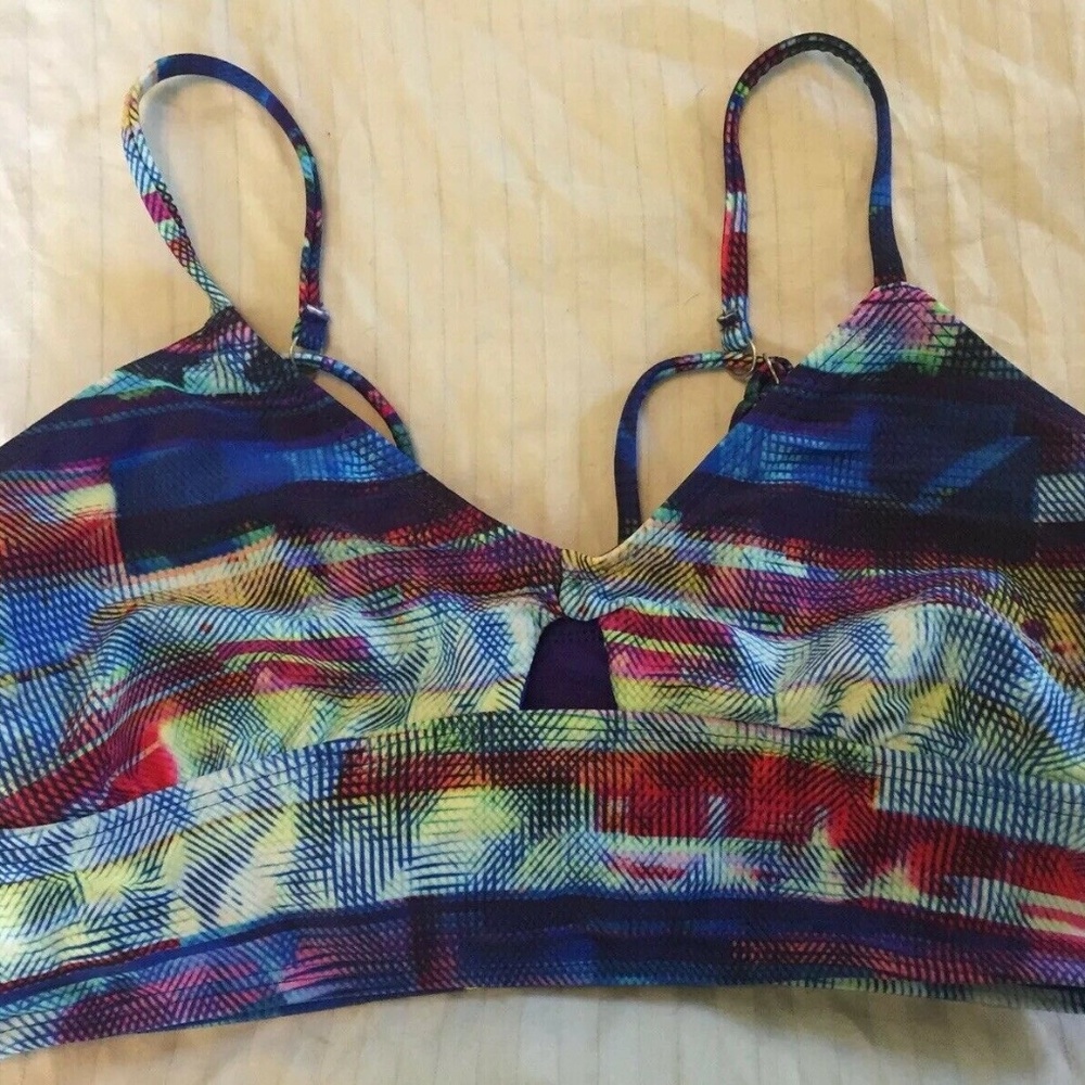 Athleta Cut Out Bralette Bikini Swim Top S